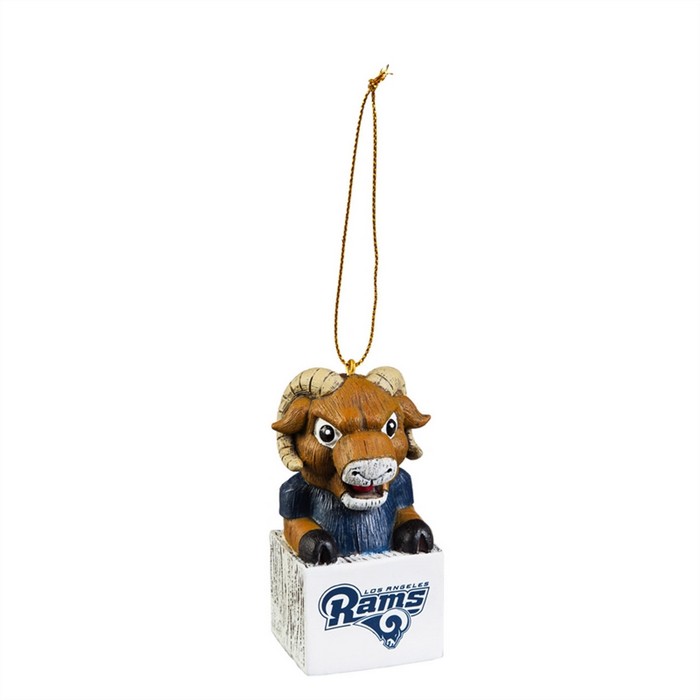 Los Angeles Rams Ornament Tiki Design