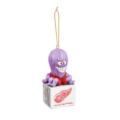 Detroit Red Wings Ornament Tiki Design