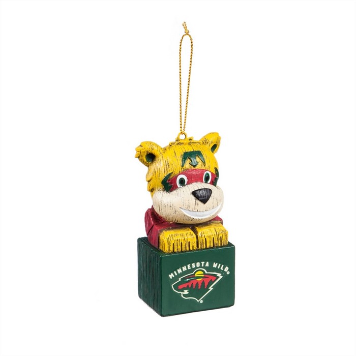 Minnesota Wild Ornament Tiki Design CO