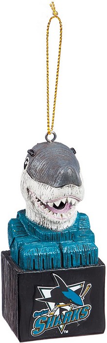 EVERGREEN San Jose Sharks Ornament Tiki Design