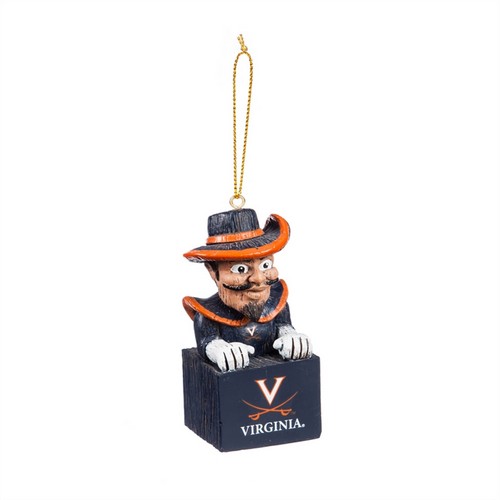 Virginia Cavaliers Ornament Tiki Design