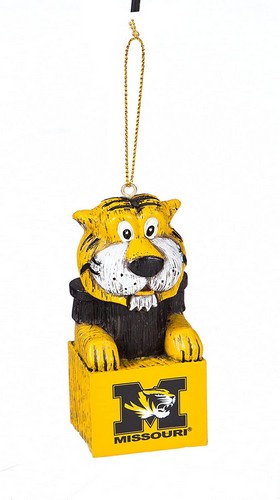 EVERGREEN Missouri Tigers Ornament Tiki Design