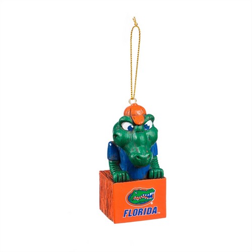 EVERGREEN Florida Gators Ornament Tiki Design