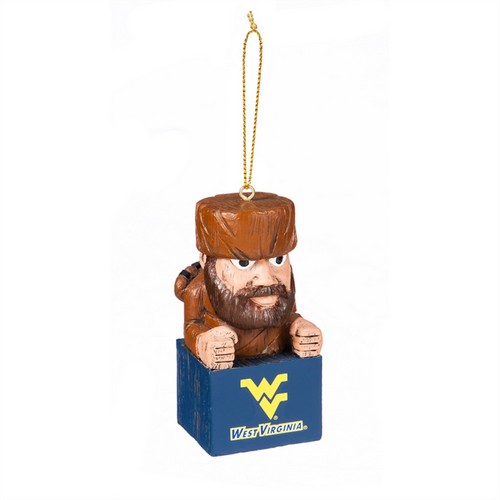 West Virginia Mountaineers Ornament Tiki Design