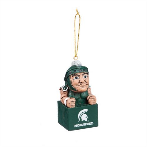 EVERGREEN Michigan State Spartans Ornament Tiki Design