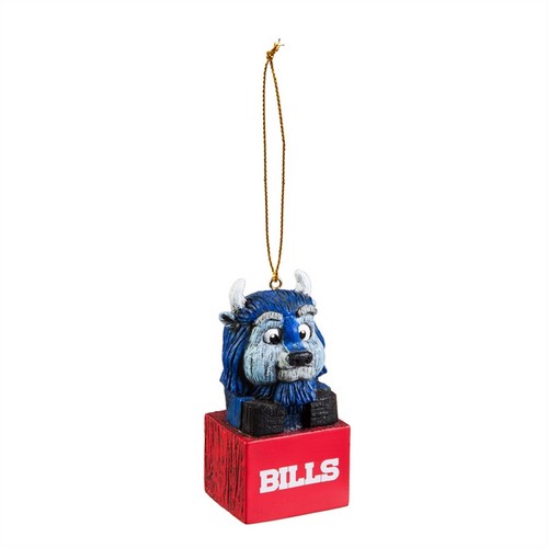 Buffalo Bills Ornament Tiki Design