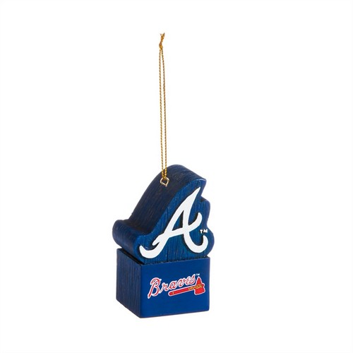 Atlanta Braves Ornament Tiki Design