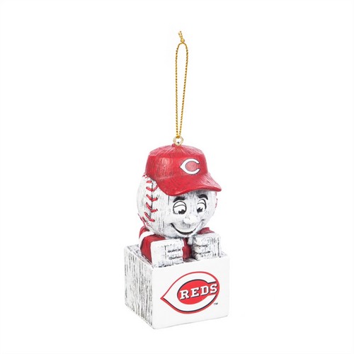 Cincinnati Reds Ornament Tiki Design