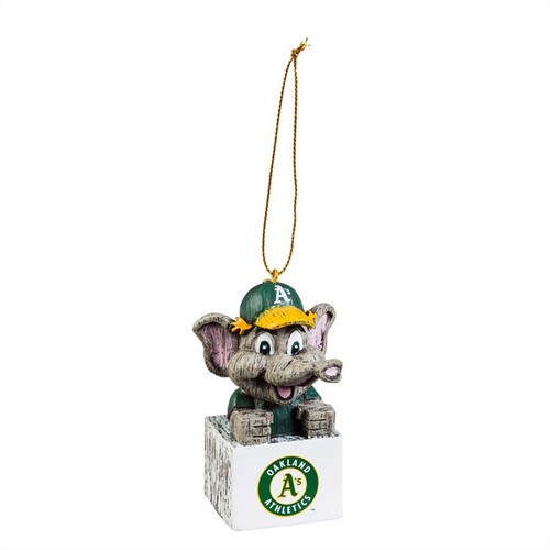 EVERGREEN Oakland Athletics Ornament Tiki Design