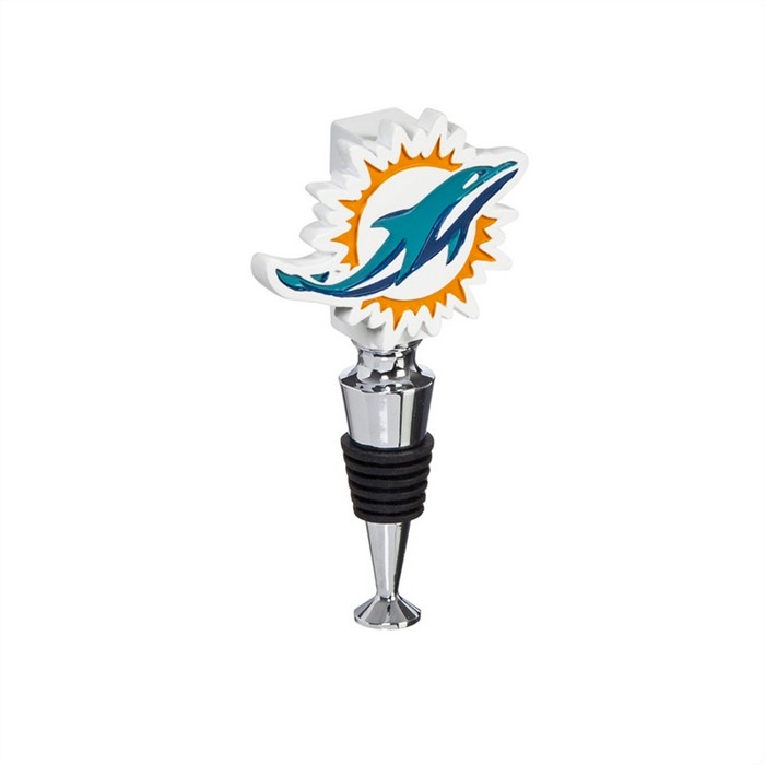 Miami Dolphins Wine Bottle Stopper Logo