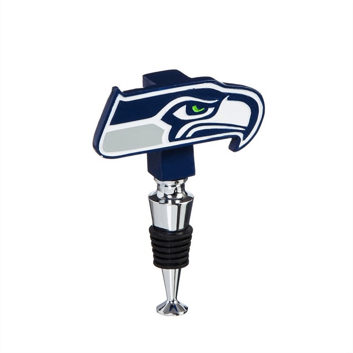 Seattle Seahawks Wine Bottle Stopper Logo -