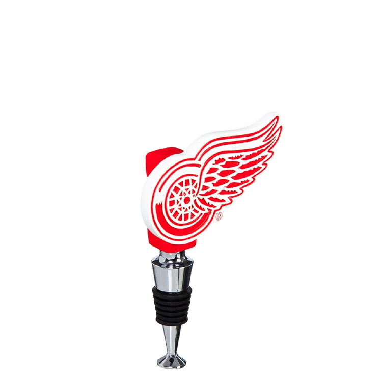 Detriot Red Wings Wine Bottle Stopper Logo