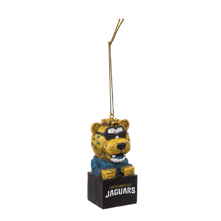 Jacksonville Jaguars Ornament Tiki Design