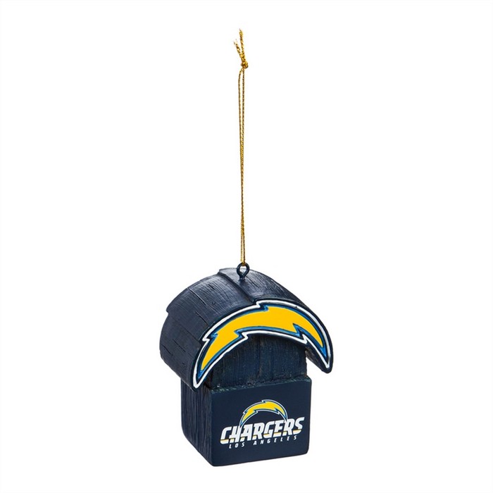 EVERGREEN Los Angeles Chargers Ornament Tiki Design