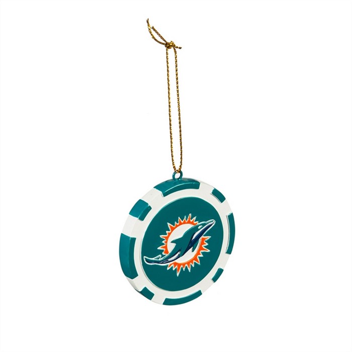 Miami Dolphins Ornament Game Chip