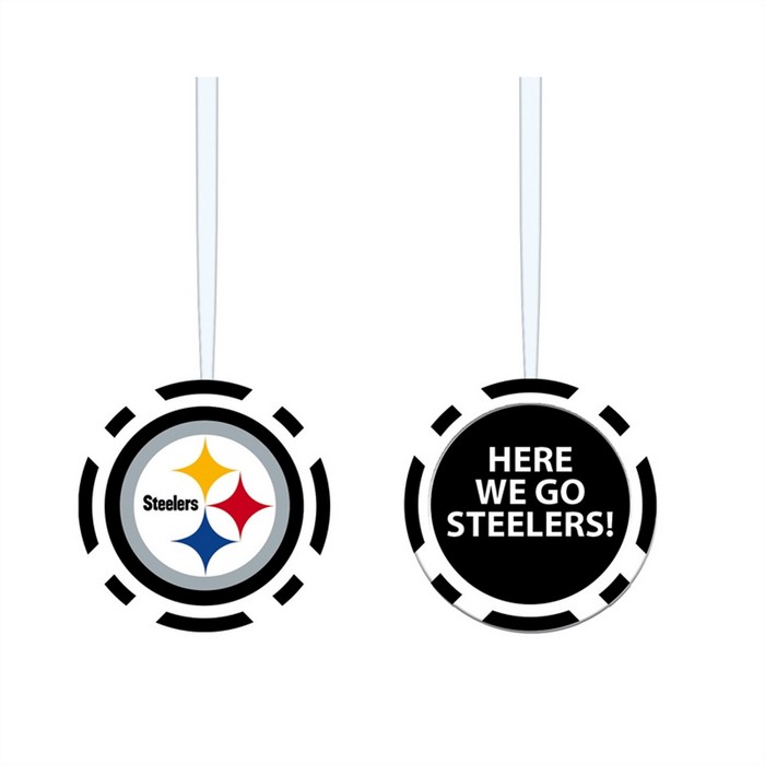 EVERGREEN Pittsburgh Steelers Ornament Game Chip