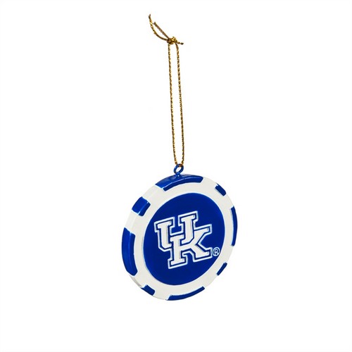 EVERGREEN Kentucky Wildcats Ornament Game Chip