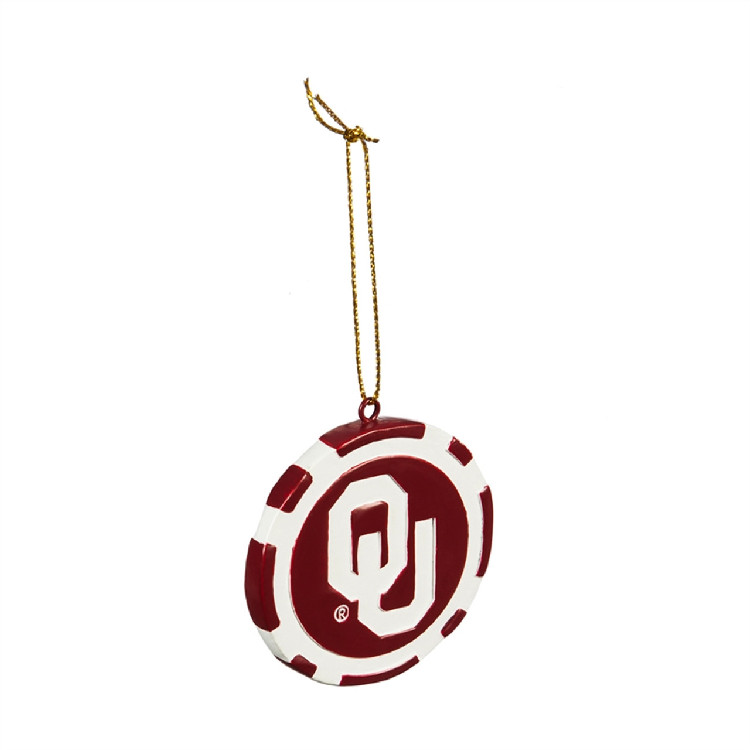 Oklahoma Sooners Ornament Game Chip