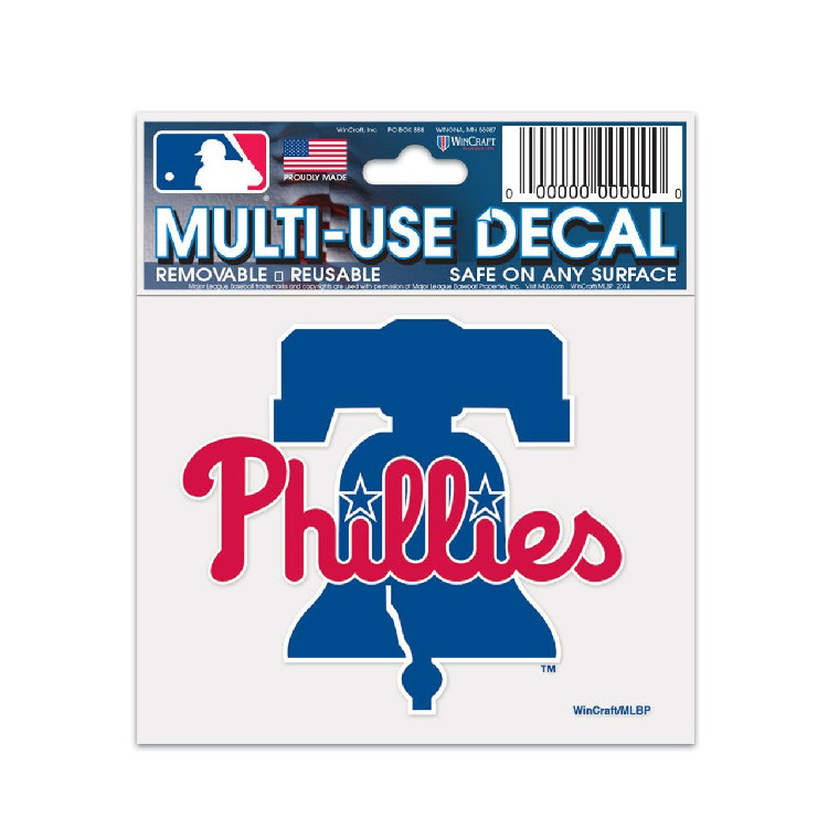 Philadelphia Phillies Decal 3x4 Multi Use