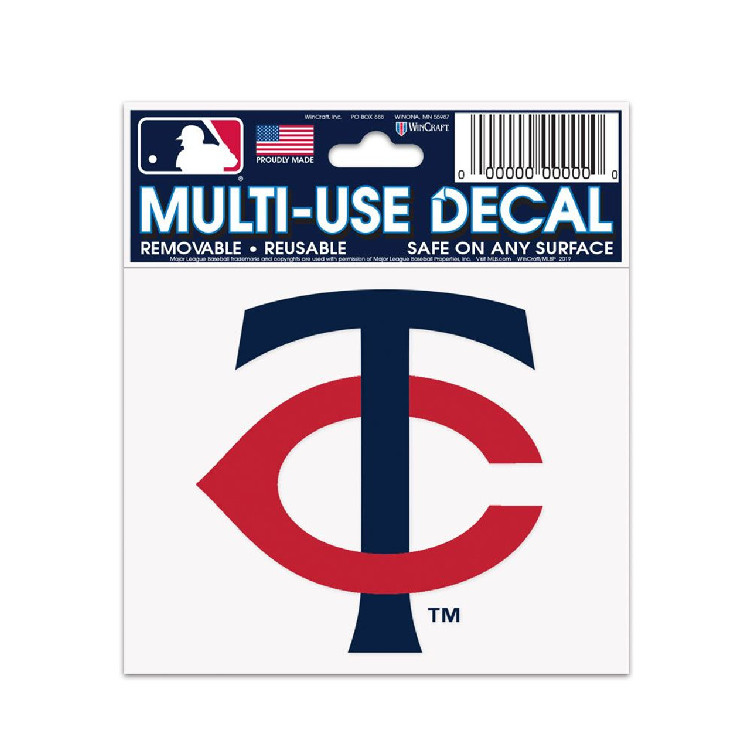 Minnesota Twins Decal 3x4 Multi Use