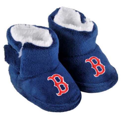 Forever Collectibles Boston Red Sox Slippers - Baby High Boot (12 pc case) CO