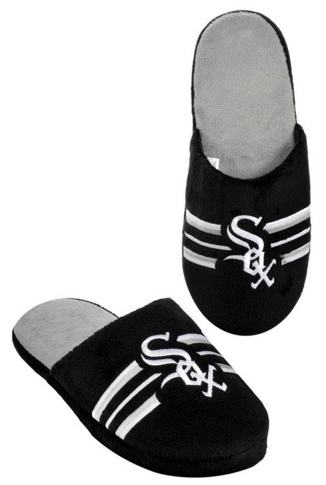 Forever Collectibles Chicago White Sox Slippers - Mens Stripe (12 pc case) CO