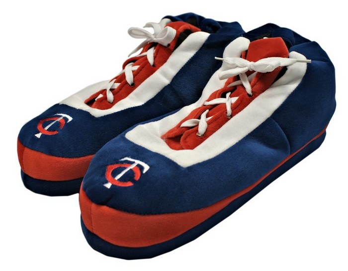 Forever Collectibles Minnesota Twins Slippers - Mens Sneaker (12 pc case) CO