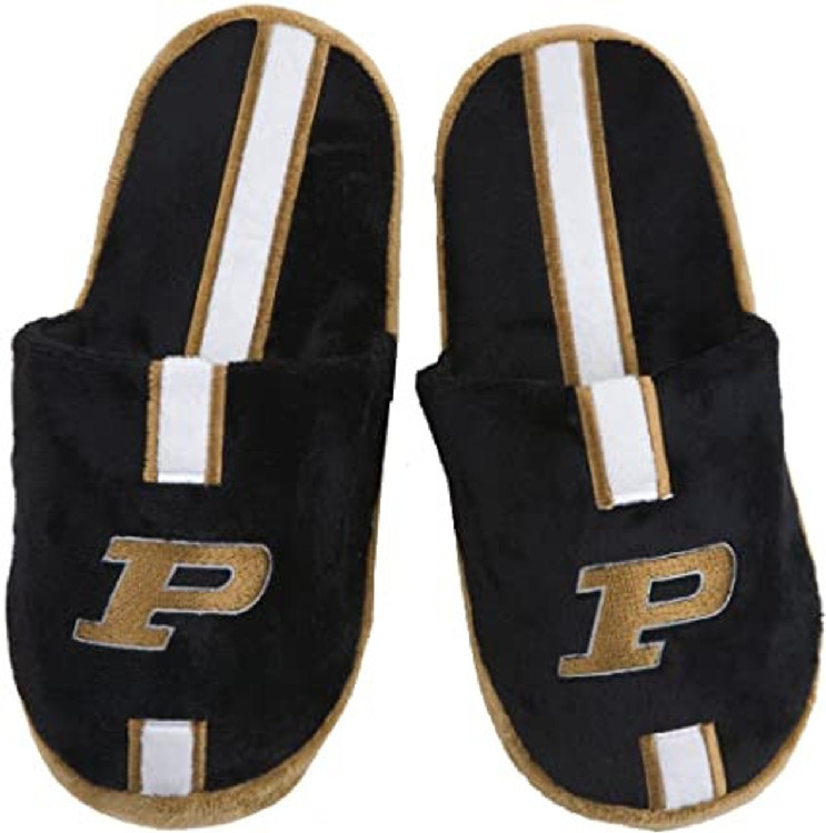 Purdue Boilermakers Slipper - Men Stripe - (1 Pair) - S