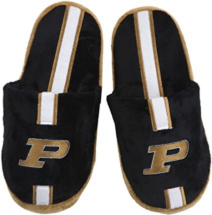 Forever Collectibles Purdue Boilermakers Slippers - Mens Stripe (12 pc case) CO