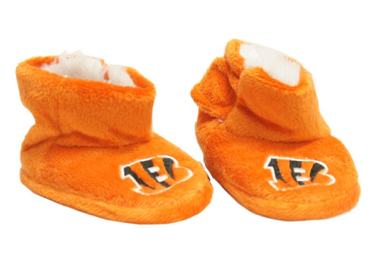 Cincinnati Bengals Slipper - Baby High Boot - 3-6 Months - M