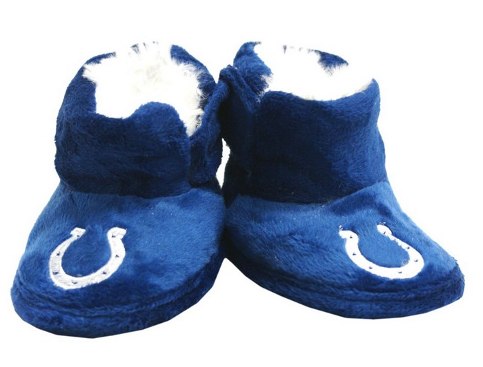 Forever Collectibles Indianapolis Colts Slippers - Baby High Boot (12 pc case) CO