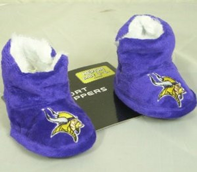 Minnesota Vikings Slipper - Baby High Boot - 0-3 Months - S