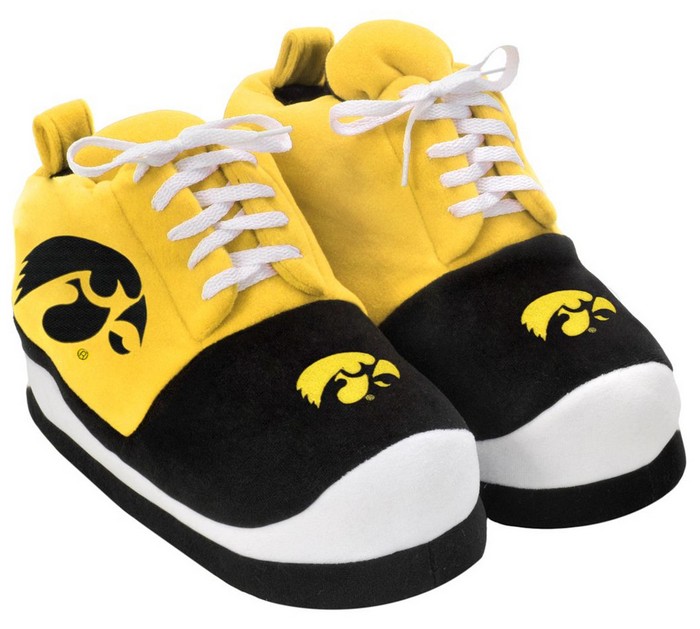 Forever Collectibles Iowa Hawkeyes Slippers - Mens Sneaker (12 pc case) CO