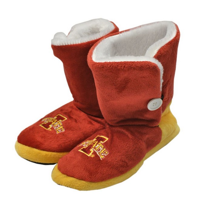 Forever Collectibles Iowa State Cyclones Slippers - Womens Boot (12 pc case) CO