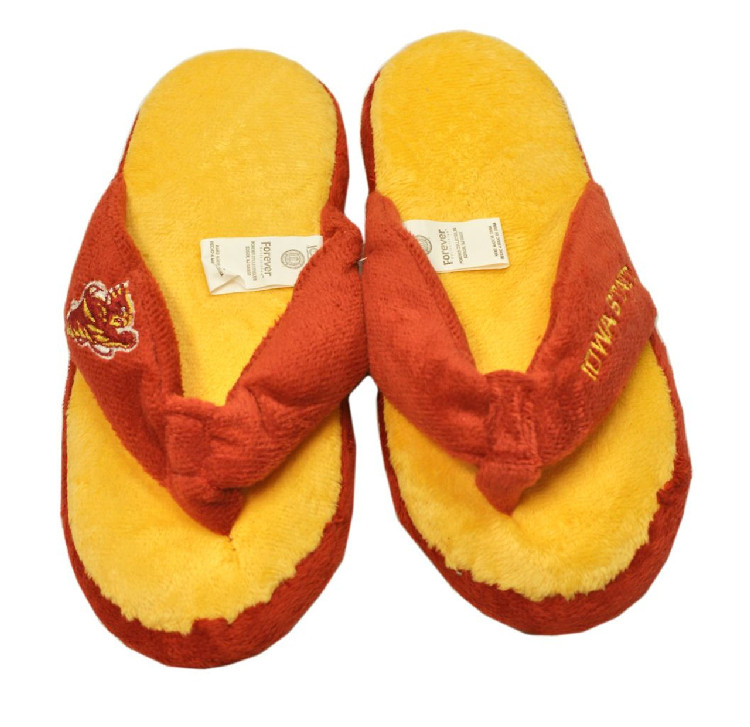 Iowa State Cyclones Slipper - Women Thong Flip Flop - (1 Pair) - S