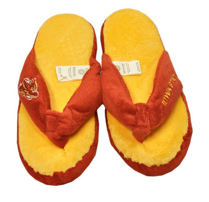 Forever Collectibles Iowa State Cyclones Slippers - Womens Thong Flip Flop (12 pc case) CO