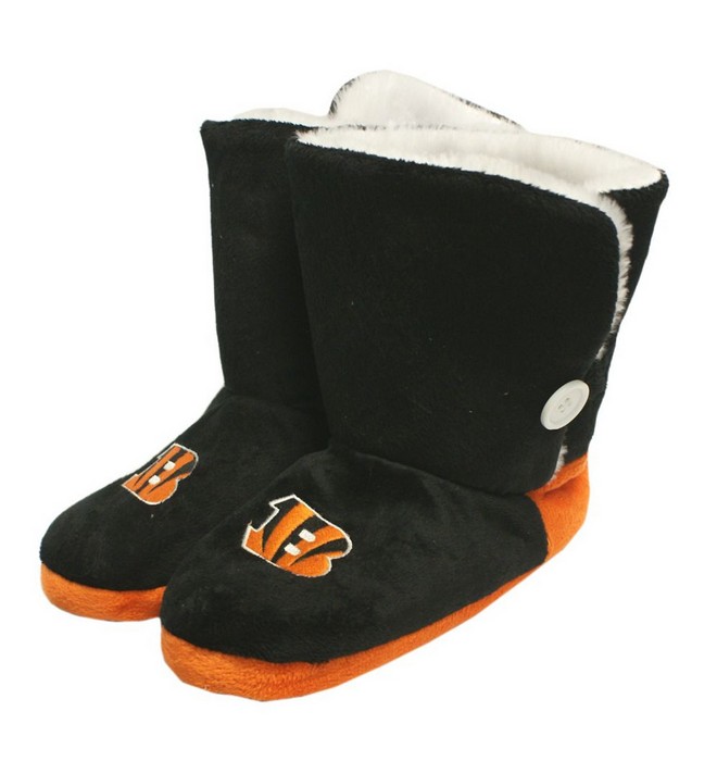 Forever Collectibles Cincinnati Bengals Slippers - Womens Boot (12 pc case) CO