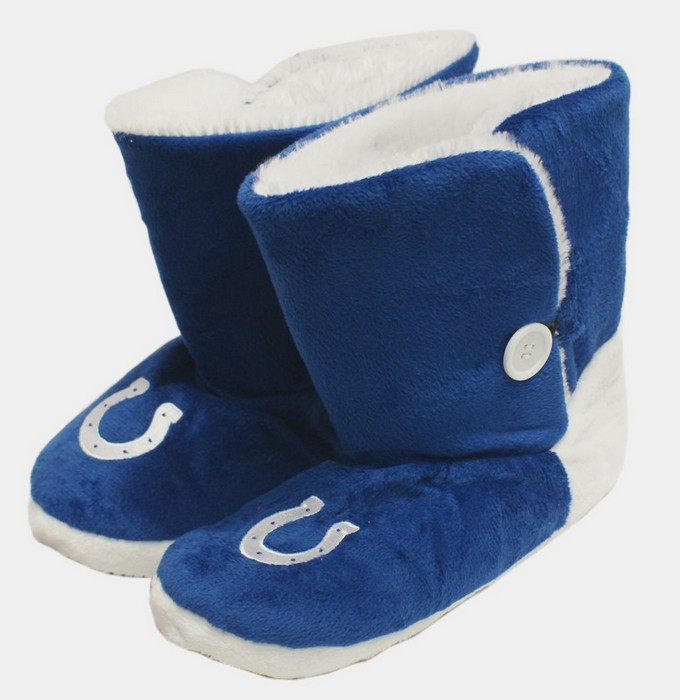 Forever Collectibles Indianapolis Colts Slippers - Womens Boot (12 pc case) CO