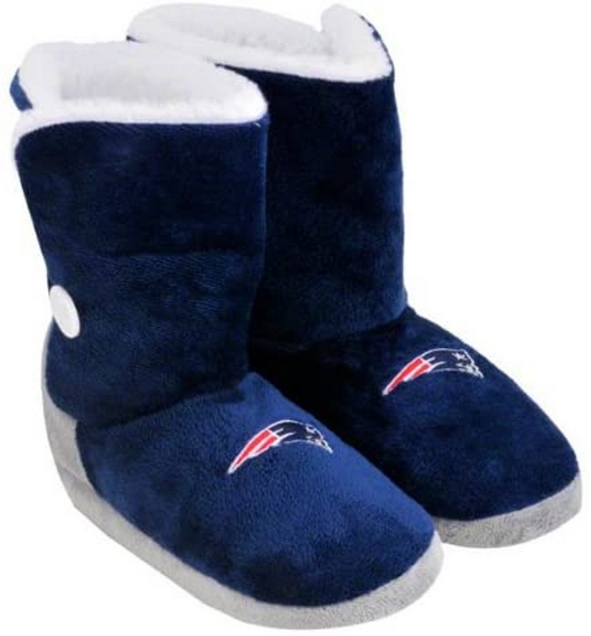 Forever Collectibles New England Patriots Slippers - Womens Boot (12 pc case) CO