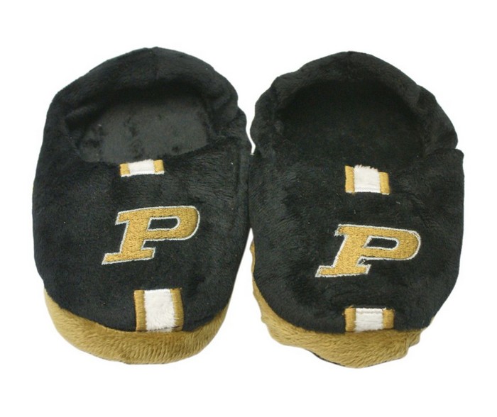 Forever Collectibles Purdue Boilermakers Slippers - Youth 4-7 Stripe (12 pc case) CO