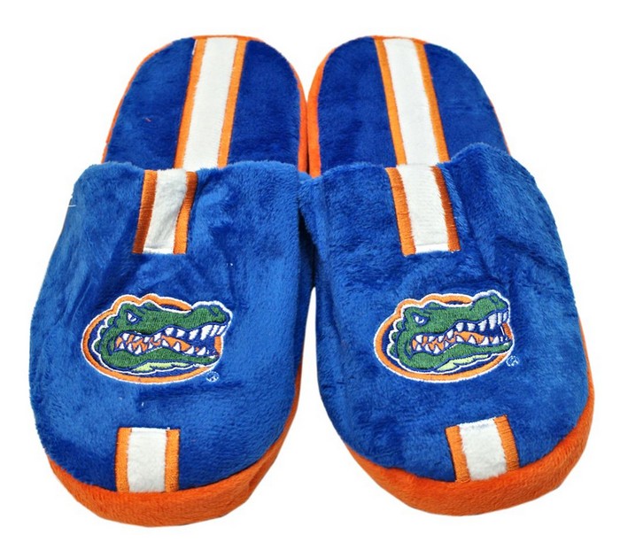 Forever Collectibles Florida Gators Slippers - Youth 8-16 Stripe (12 pc case) CO