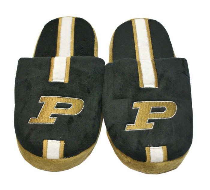 Forever Collectibles Purdue Boilermakers Slippers - Youth 8-16 Stripe (12 pc case) CO