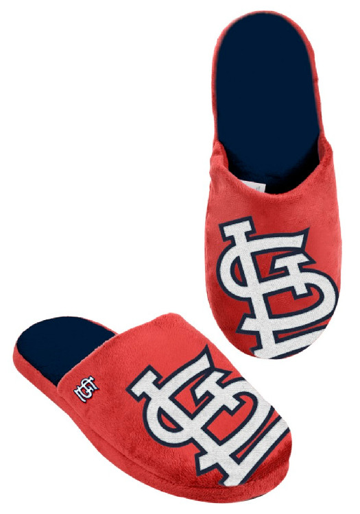 St. Louis Cardinals Slipper - Men Big Logo  (1 Pair) - M