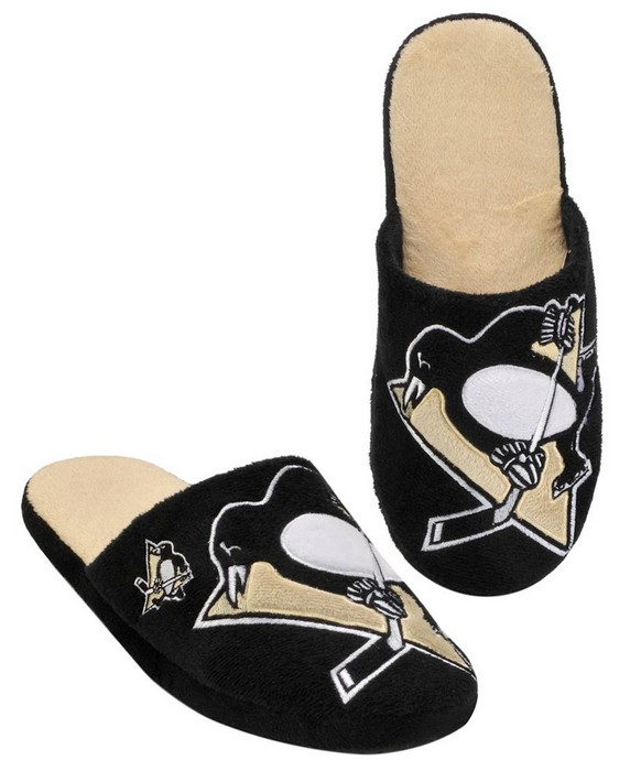 Forever Collectibles Pittsburgh Penguins Slippers - Mens Big Logo (12 pc case) CO