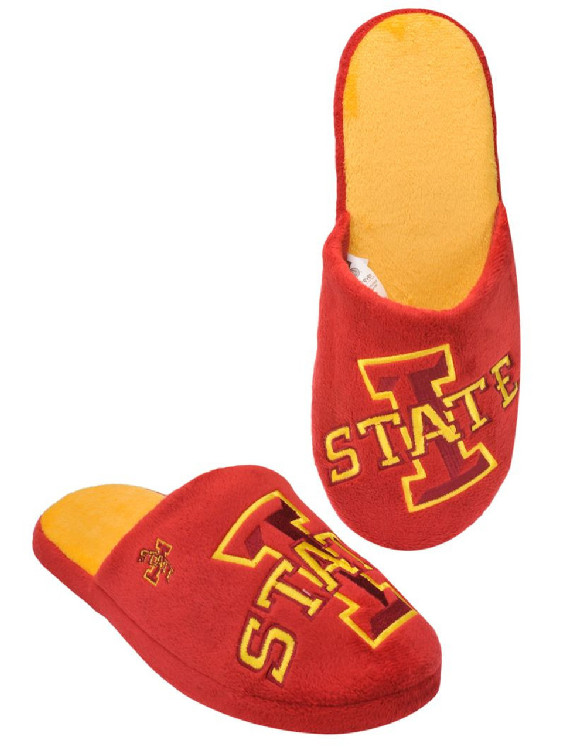 Iowa State Cyclones Slipper - Men Big Logo - (1 Pair) - M