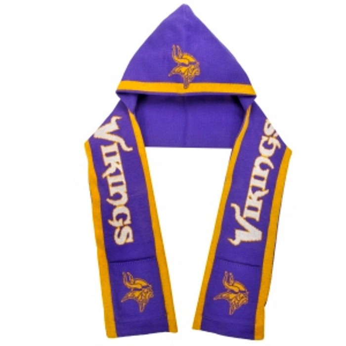 Minnesota Vikings Team Stripe Hoody Scarf