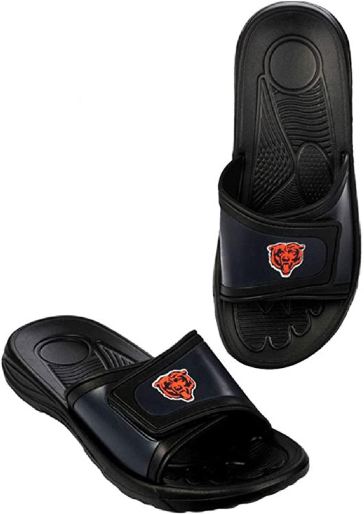 Chicago Bears Men Shower Slide Flip Flop - (1 Pair) - L