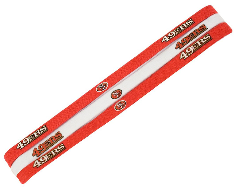 San Francisco 49ers Elastic Headbands