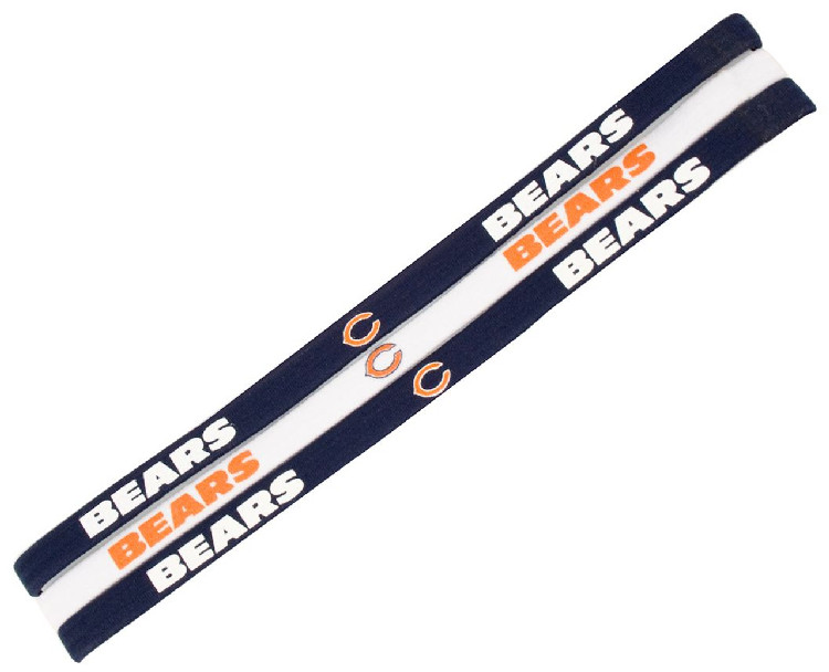 Chicago Bears Elastic Headbands