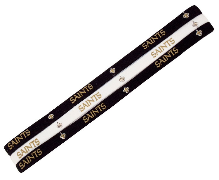 New Orleans Saints Elastic Headbands